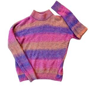 Belle by Belldini Multicolor Knit Sweater Size L